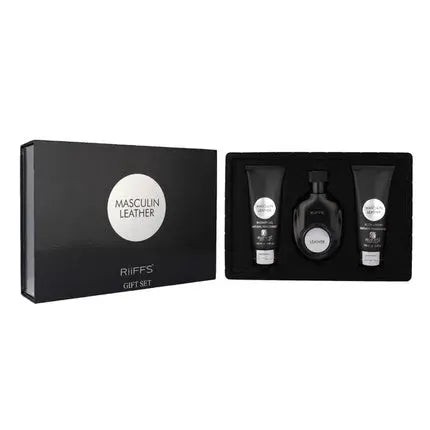  Masculine Leather Giftset 3 Pieces